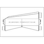 Shearer Fabrications 2000hp, Dual In, Single Out Shearer Fabrications Intercooler