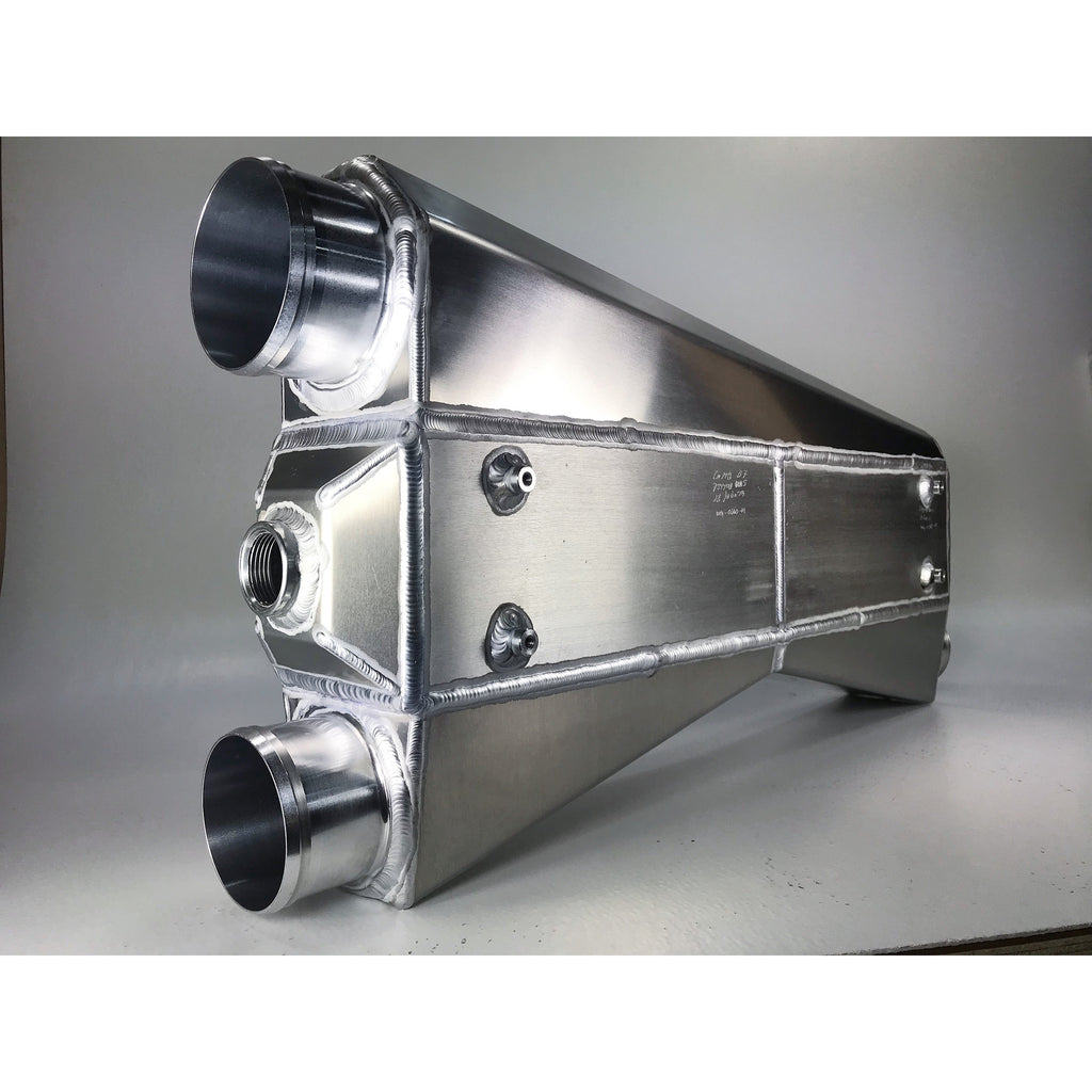 Shearer Fabrications 2000hp, Dual In, Single Out Shearer Fabrications Intercooler