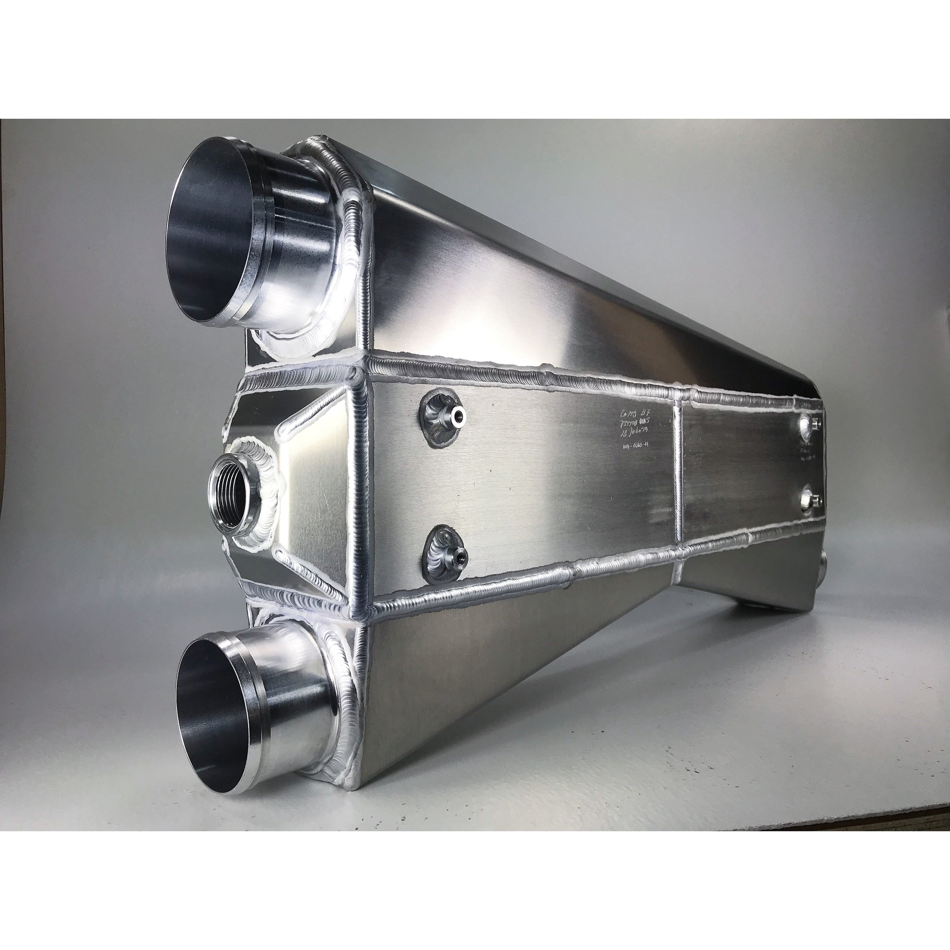 Shearer Fabrications 2000hp, Dual In, Single Out Shearer Fabrications Intercooler