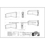 Shearer Fabrications 2000hp, Dual In, Single Out Shearer Fabrications Intercooler