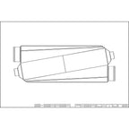 Shearer Fabrications 2000hp, Single In/Out Shearer Fabrications Intercooler