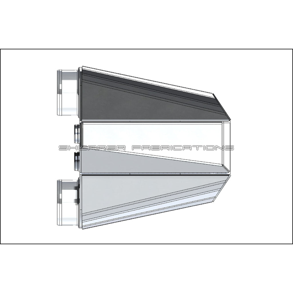 Shearer Fabrications 3000hp Intercooler Shearer Fabrications Intercooler