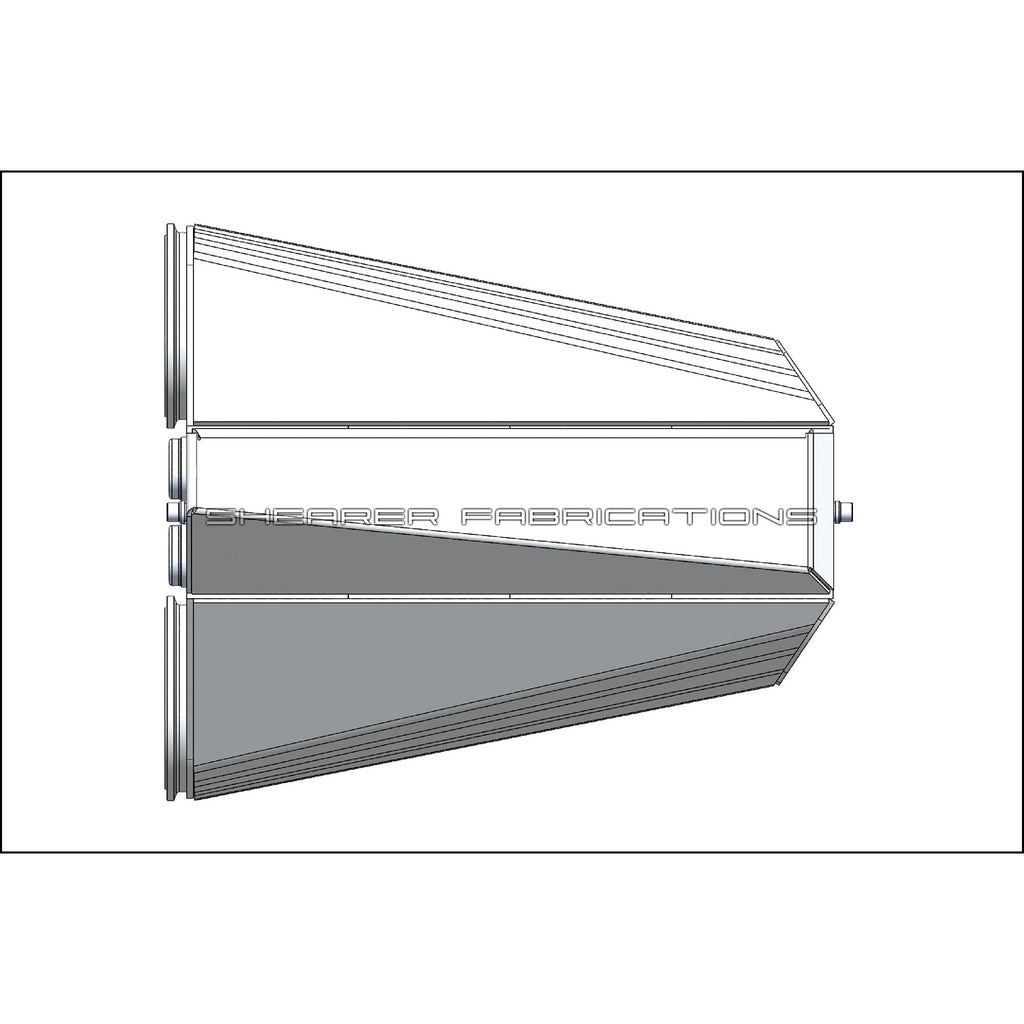Shearer Fabrications 4000hp IC, 5" In/Out Shearer Fabrications Intercooler