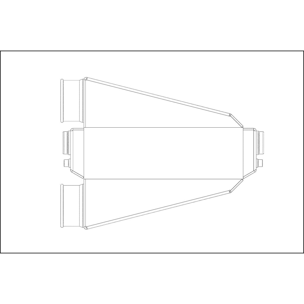 Shearer Fabrications 750hp Single In/Out Shearer Fabrications Intercooler