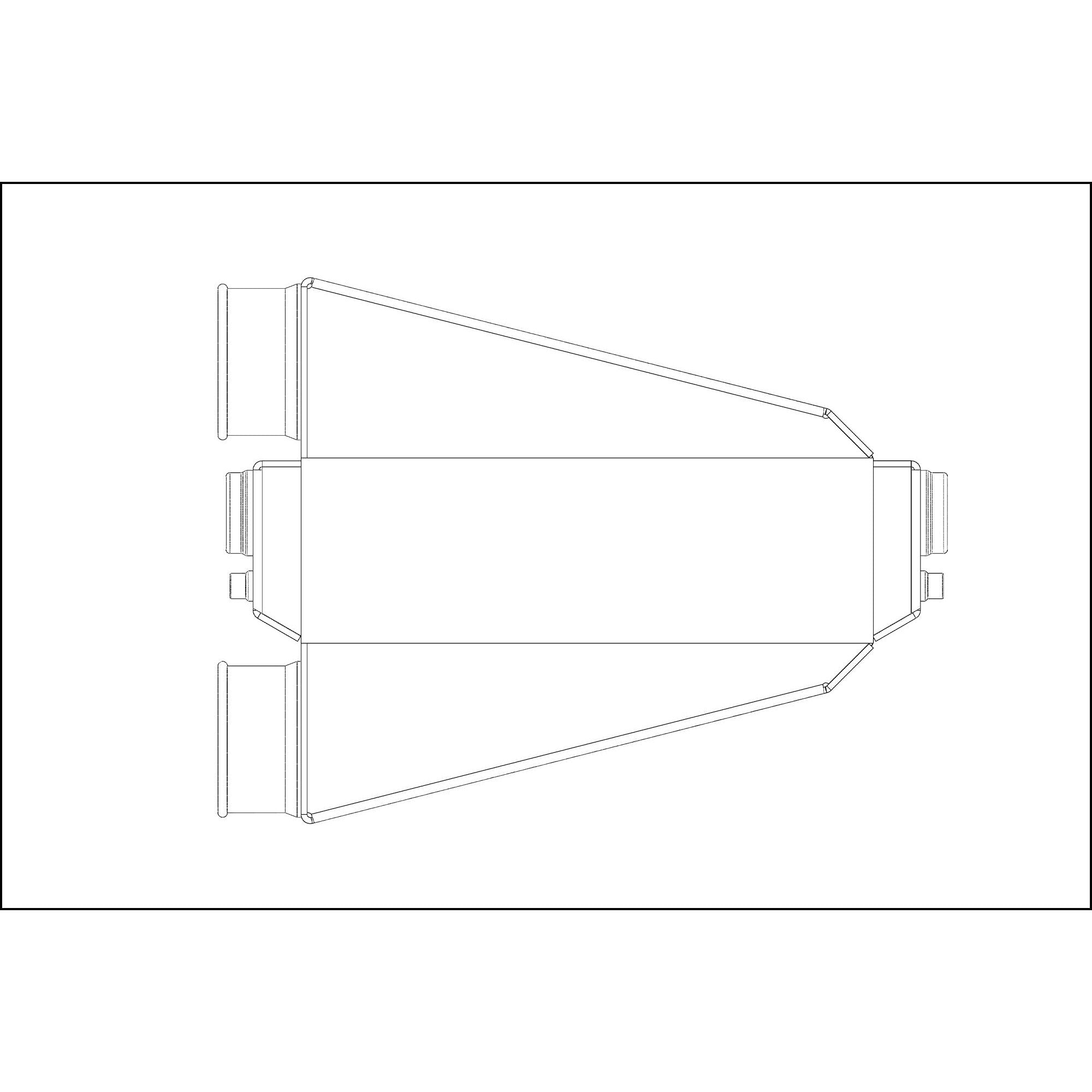 Shearer Fabrications 750hp Single In/Out Shearer Fabrications Intercooler