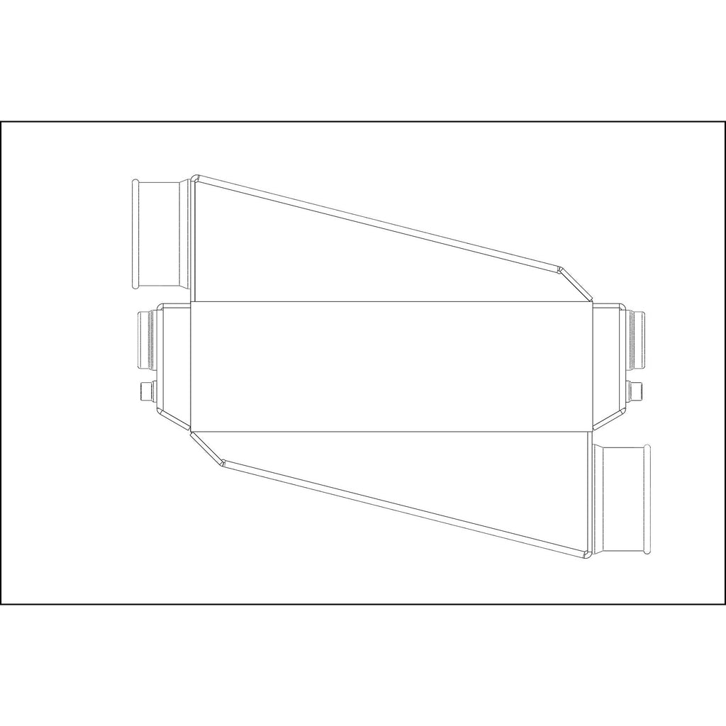 Shearer Fabrications 750hp Single In/Out Shearer Fabrications Intercooler