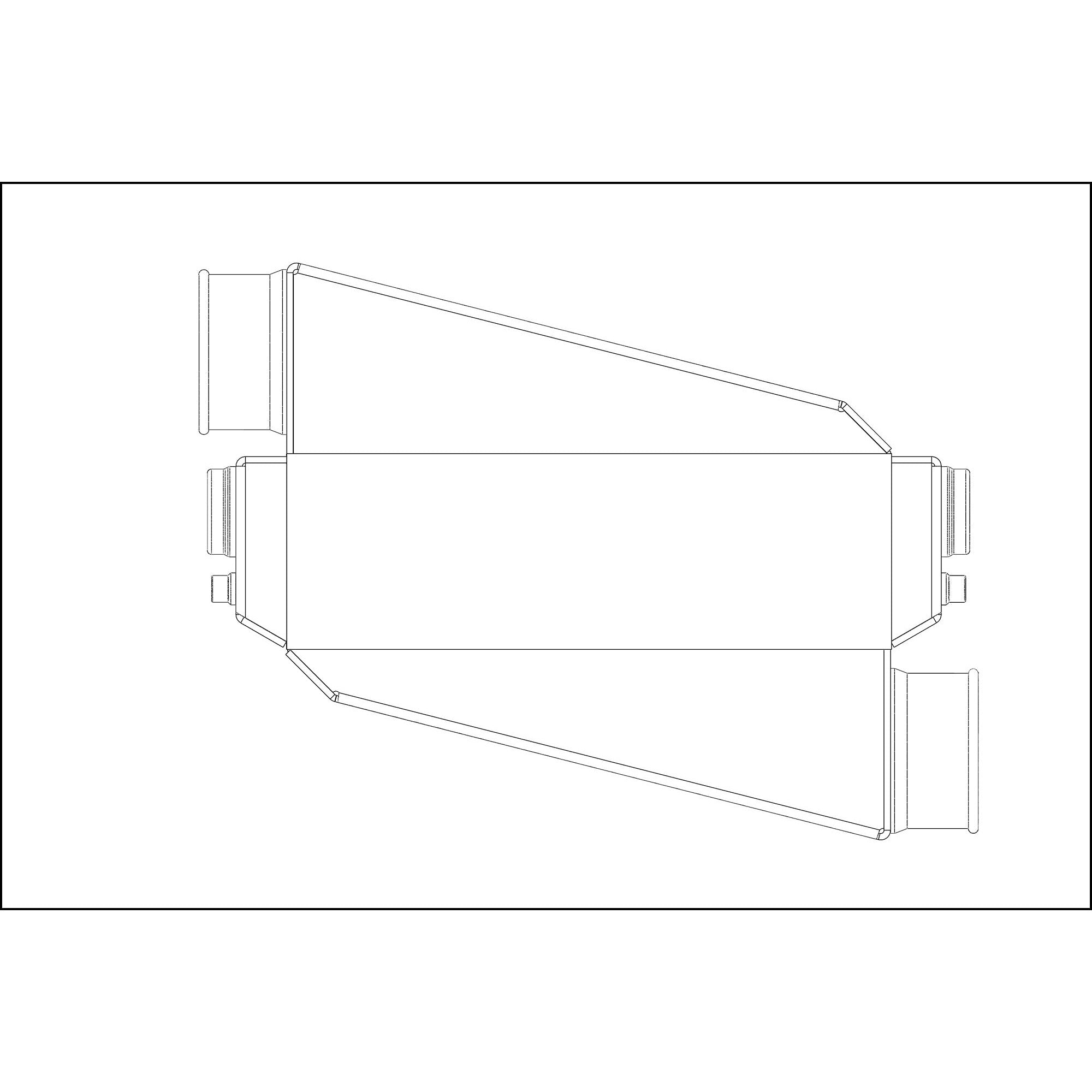 Shearer Fabrications 750hp Single In/Out Shearer Fabrications Intercooler