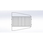 Shearer Fabrications Econo Air/Air, 1200hp. Backdoor In/Out Shearer Fabrications Intercooler