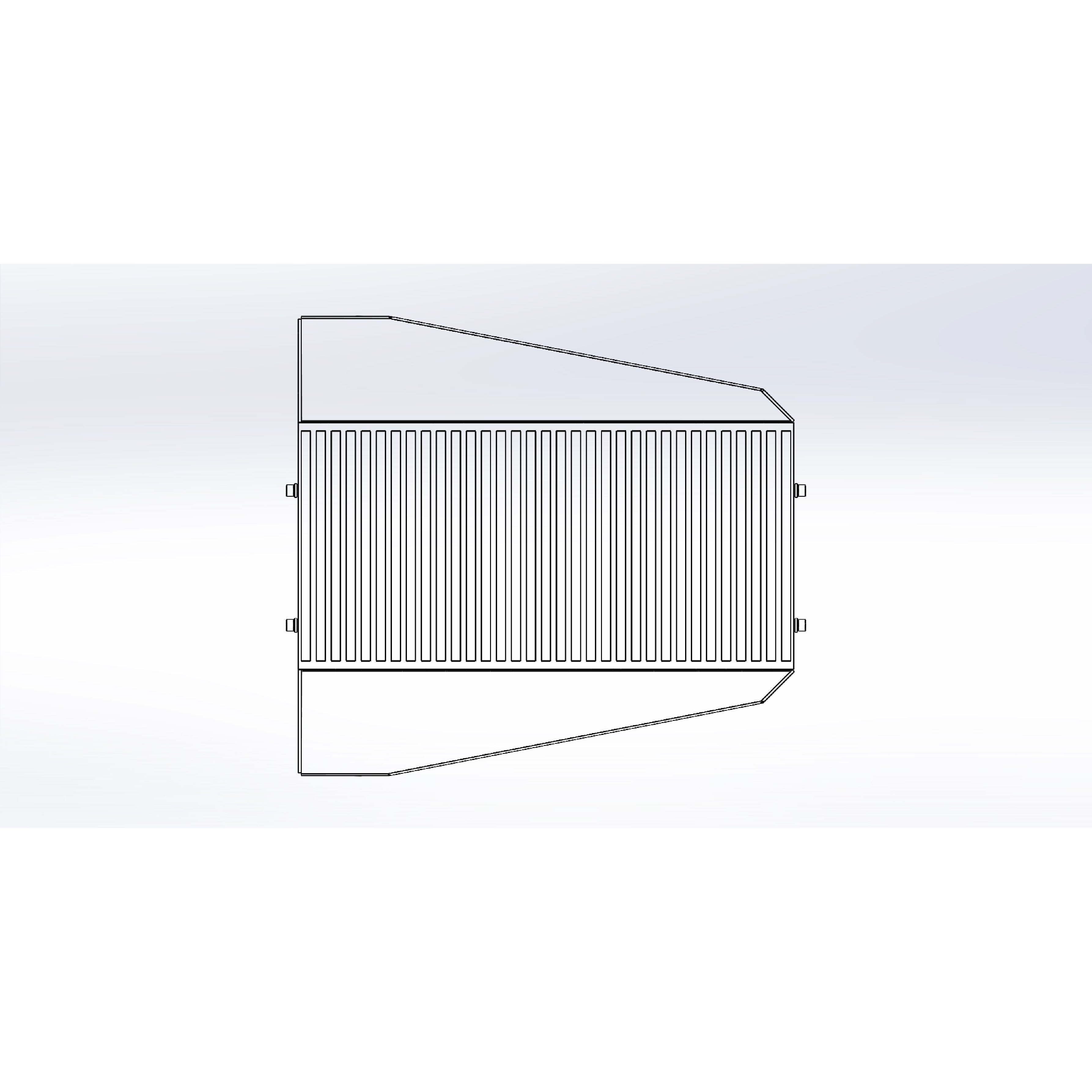 Shearer Fabrications Econo Air/Air, 1200hp. Backdoor In/Out Shearer Fabrications Intercooler