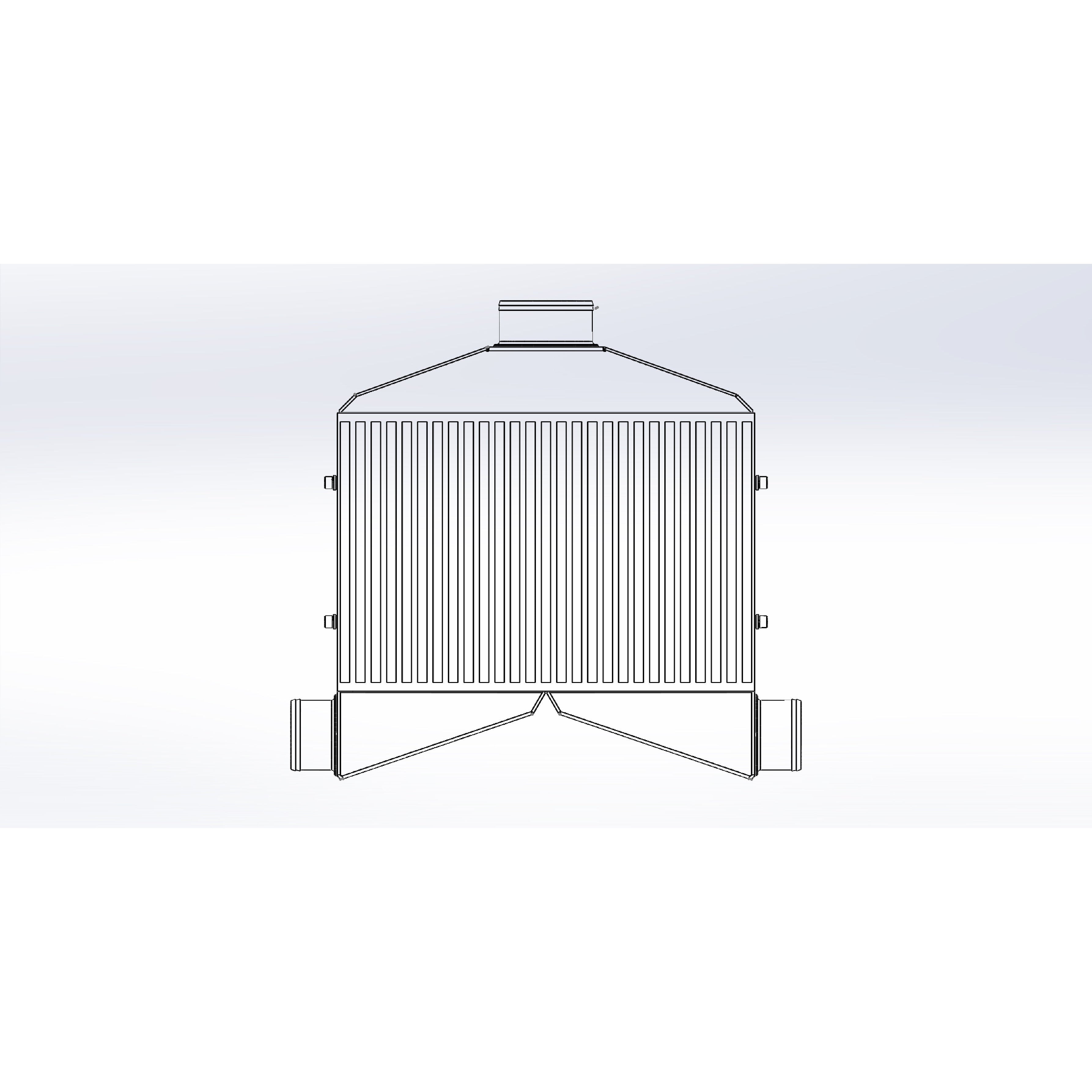 Shearer Fabrications Econo Air/Air, 1200hp. Twin Turbo Shearer Fabrications Intercooler