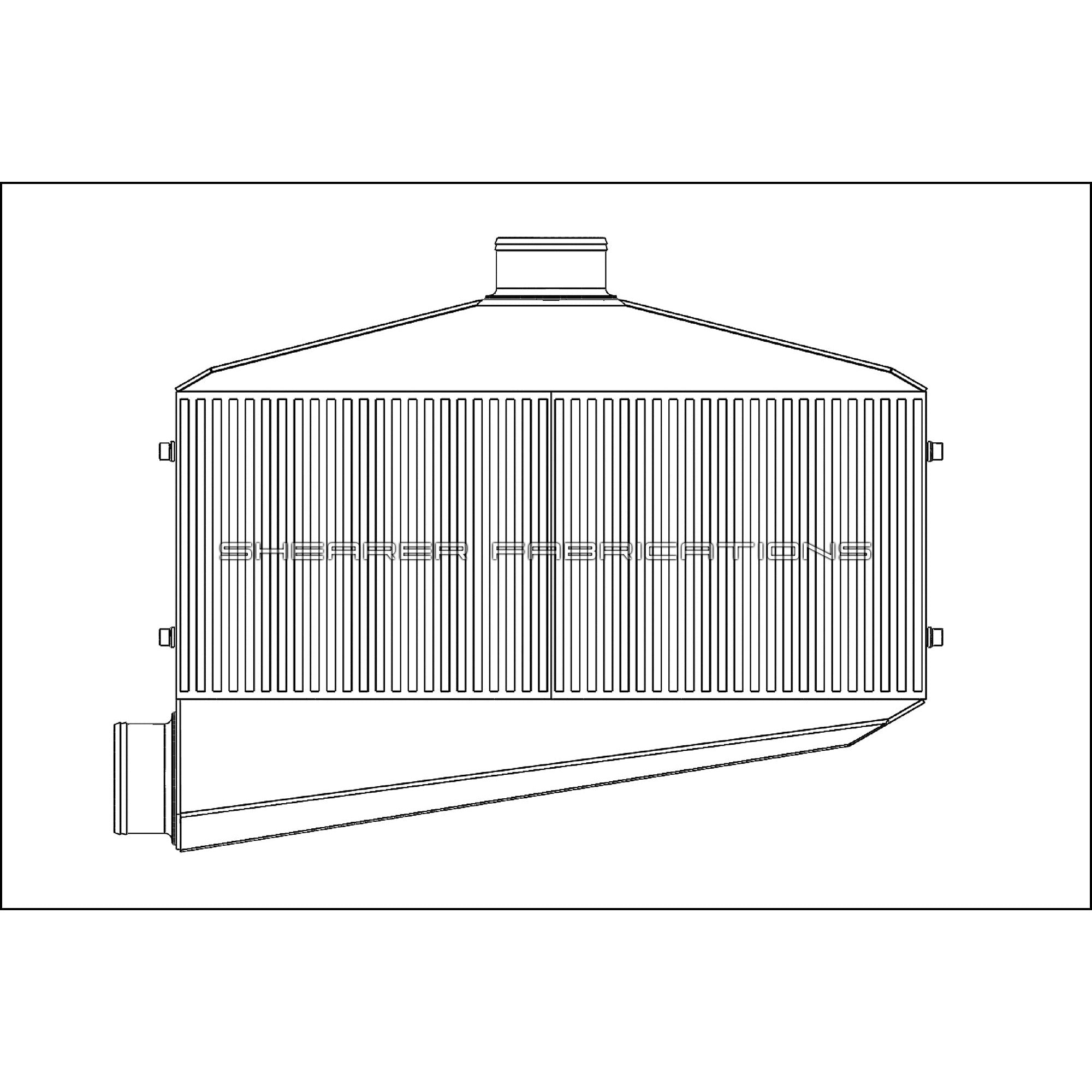 Shearer Fabrications Pro Series, 1200hp Shearer Fabrications Intercooler