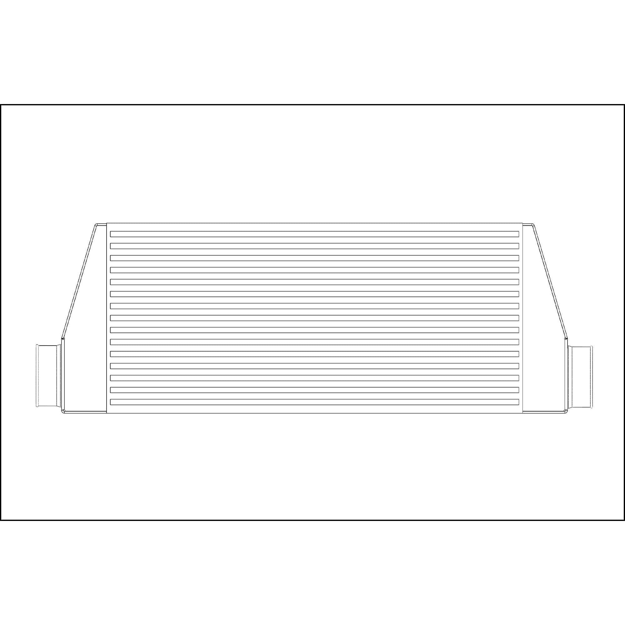 Shearer Fabrications Pro Series, 1500hp, Single In/Out Shearer Fabrications Intercooler