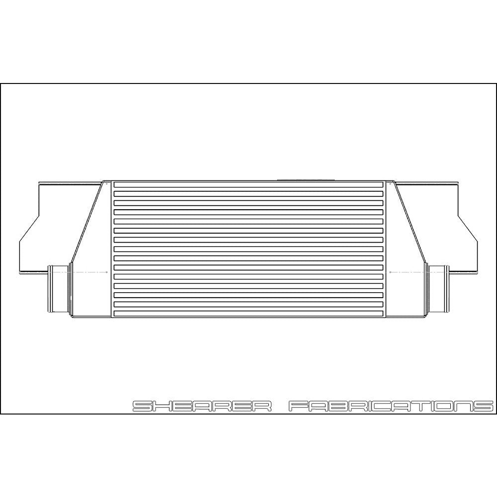 Shearer Fabrications Pro Series, 2000hp, 4th Gen F-Body IC Shearer Fabrications Intercooler