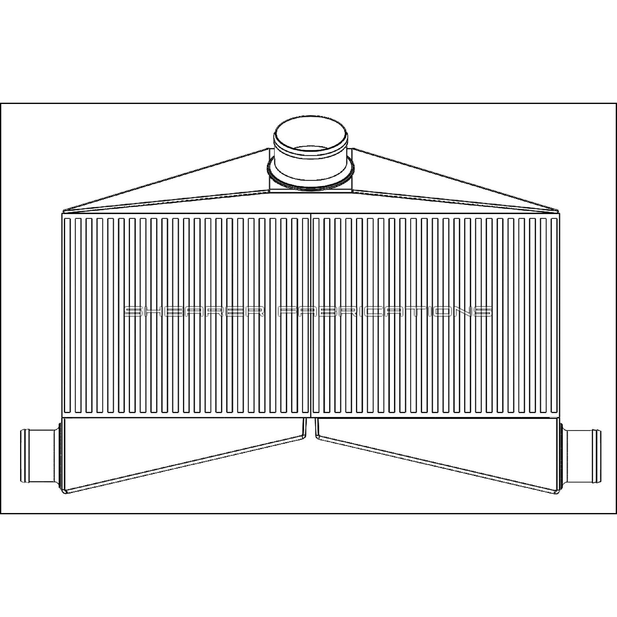Shearer Fabrications Pro Series, TT, 1200hp Shearer Fabrications Intercooler