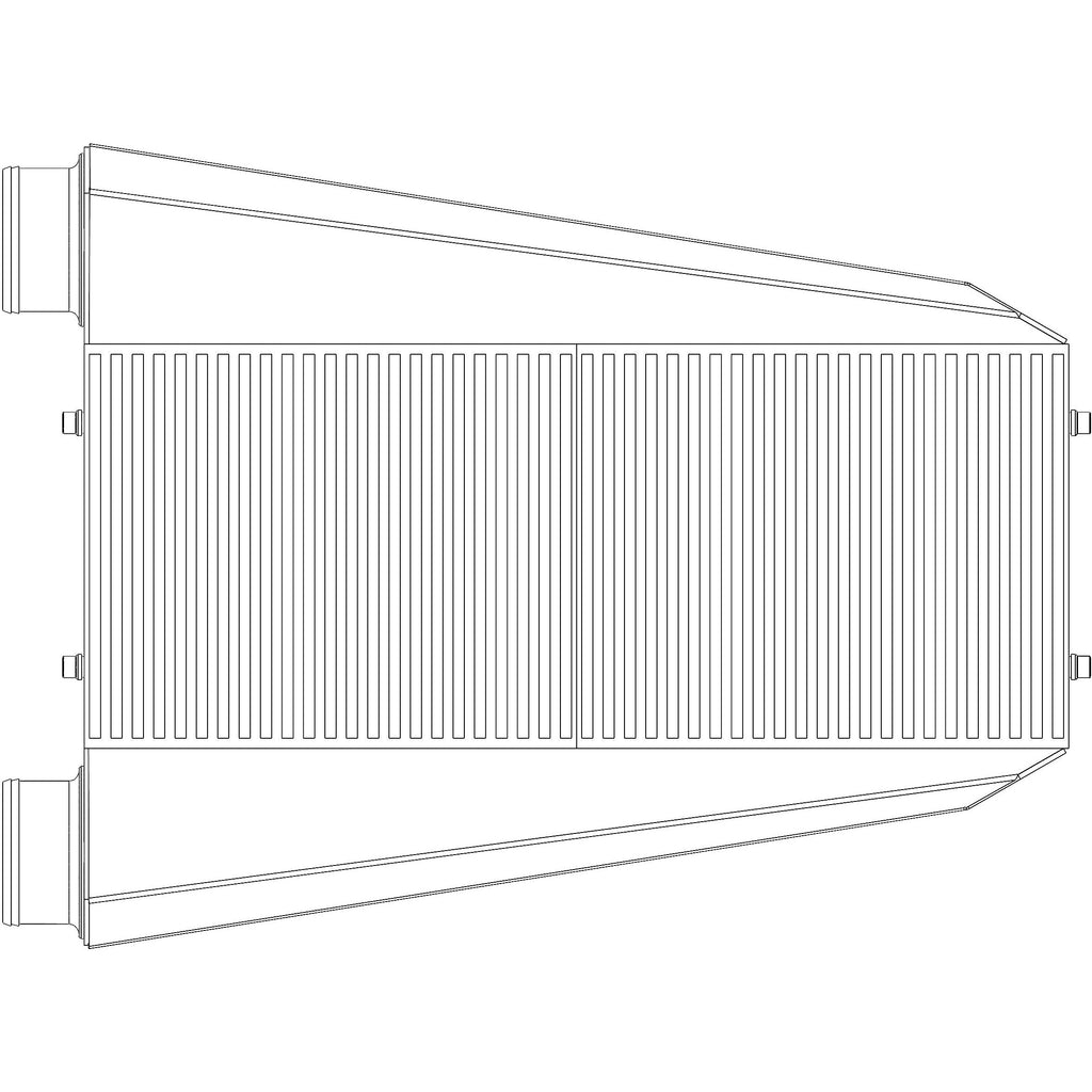 Shearer Fabrications S550 Mustang Pro Series, Single Inlet/Outlet, 1200hp Shearer Fabrications Intercooler