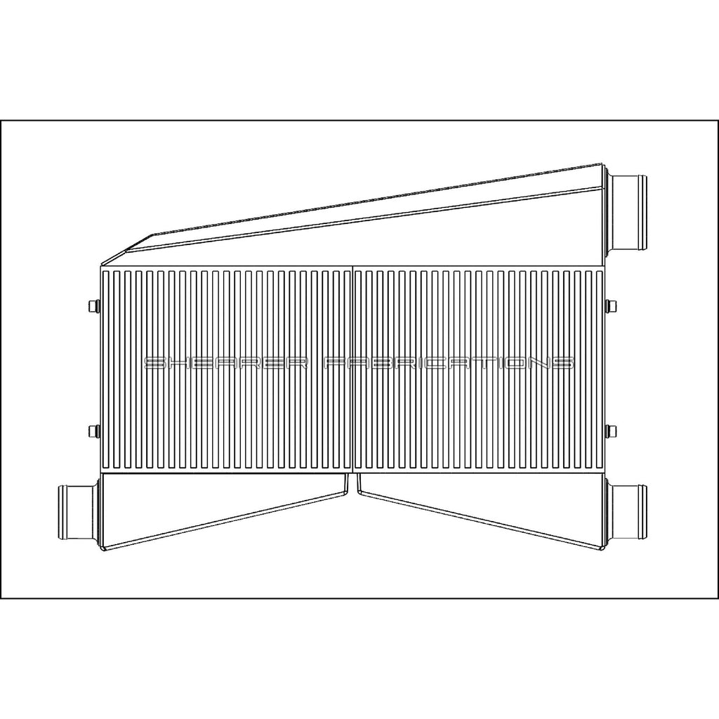 Shearer Fabrications S550 Mustang Pro Series, TT, 1200hp Shearer Fabrications Intercooler