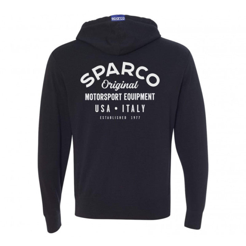 Sparco Sweatshirt ZIP Garage BLK - Medium SPARCO Apparel