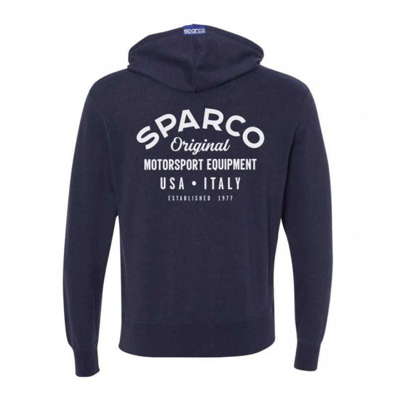 Sparco Sweatshirt ZIP Garage NVY - Medium SPARCO Apparel