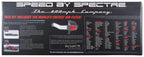 Spectre 04-08 Ford F150 V8-5.4L F/I Air Intake Kit - Clear Anodized w/Red Filter