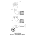 Spectre Plenum Kit (Low) w/Passenger Side 45/90 Degree Tube