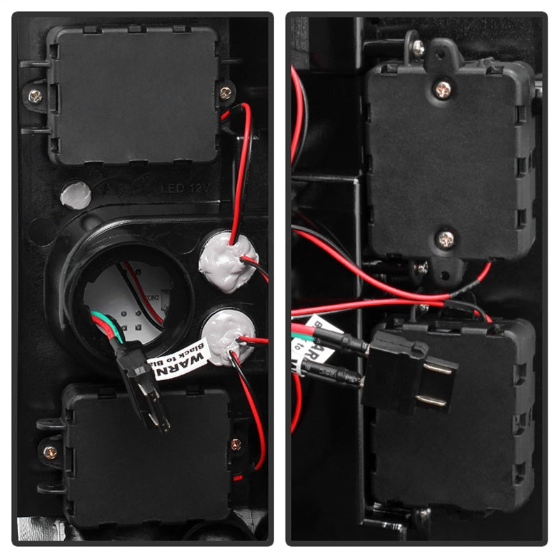 Spyder 07-13 Chevy Silverado (Exc 2010 Model) Version 2 LED Tail Lights ALT-YD-CS07V2-LED-BSM