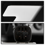 Spyder 21-23 Ford F150 (Factory Halogen) Light Bar LED Tail Lights - Black (ALT-YD-FF15021HAL-BK)