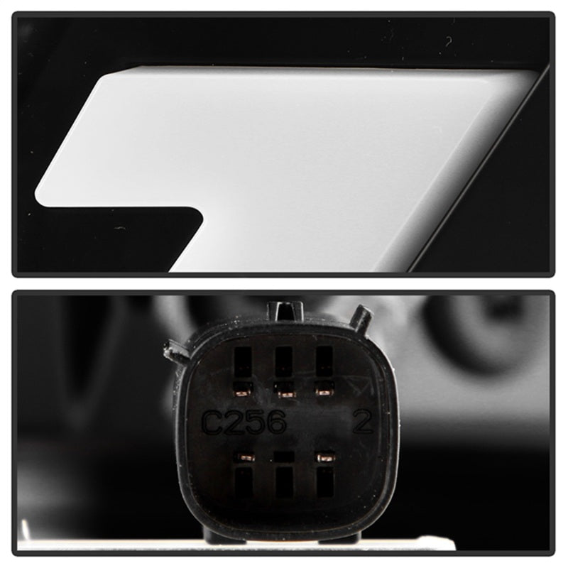 Spyder 21-23 Ford F150 (Factory Halogen) Light Bar LED Tail Lights - Black (ALT-YD-FF15021HAL-BK)