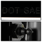 Spyder 21-23 Ford F150 (Factory Halogen) Light Bar LED Tail Lights - Black (ALT-YD-FF15021HAL-BK)