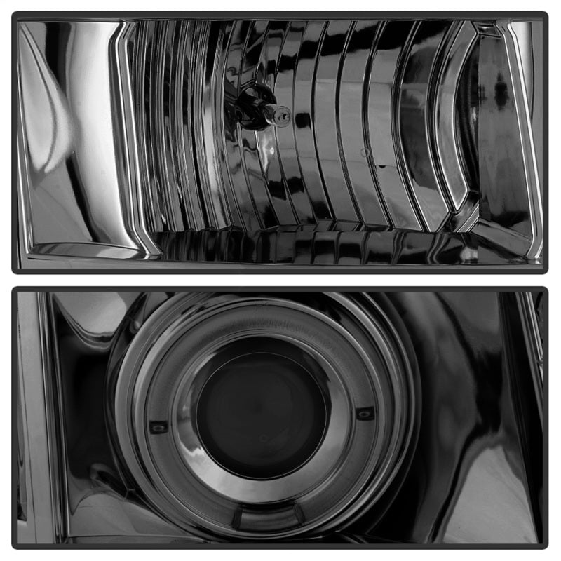 Spyder GMC Yukon 07-14/Yukon Denali 07-14 Projector Headlights LED Halo LED Smke PRO-YD-GY07-HL-SM