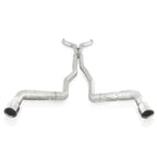 Stainless Works 10-15 Camaro 6.2L 3in Dual Chambered Catback System X-Pipe Factory Connect Stainless Works Catback