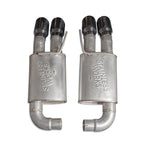 Stainless Works 18-21 Mustang GT Axleback Legend Exhaust - Black Tips Stainless Works Axle Back
