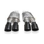 Stainless Works 18-21 Mustang GT Axleback Redline Exhaust - Black Tips Stainless Works Axle Back