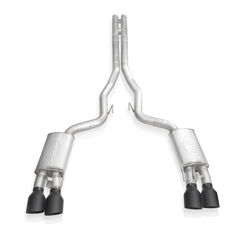 Stainless Works 2020 Ford GT500 Legend Catback H-Pipe Exhaust Factory Connect - Black Tips Stainless Works Catback