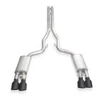Stainless Works 2020 Ford GT500 Legend Catback H-Pipe Exhaust Factory Connect - Black Tips Stainless Works Catback