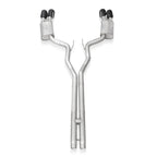 Stainless Works 2020 Ford GT500 Legend Catback H-Pipe Exhaust Factory Connect - Black Tips Stainless Works Catback