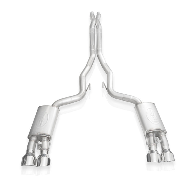 Stainless Works 2020 Ford GT500 Legend Catback X-Pipe Exhaust Factory Connect - Polished Tips Stainless Works Catback