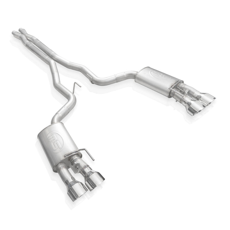 Stainless Works 2020 Ford GT500 Legend Catback X-Pipe Exhaust Factory Connect - Polished Tips Stainless Works Catback
