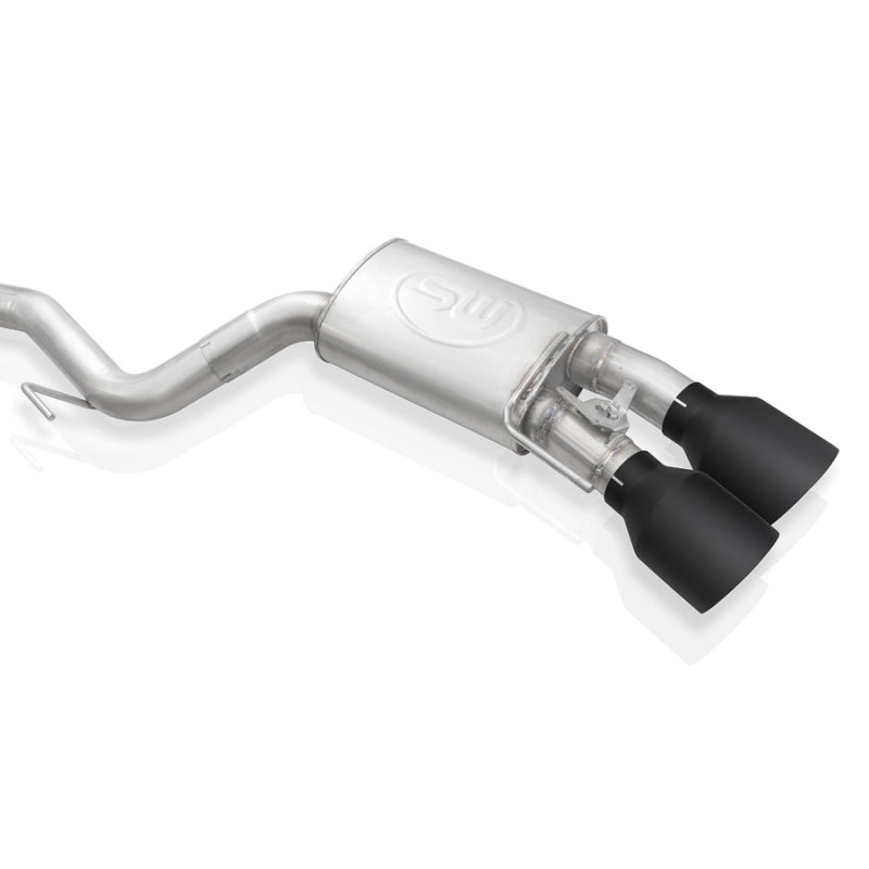 Stainless Works 2020 Ford GT500 Redline Catback X-Pipe Exhaust Factory Connect - Black Tips Stainless Works Catback