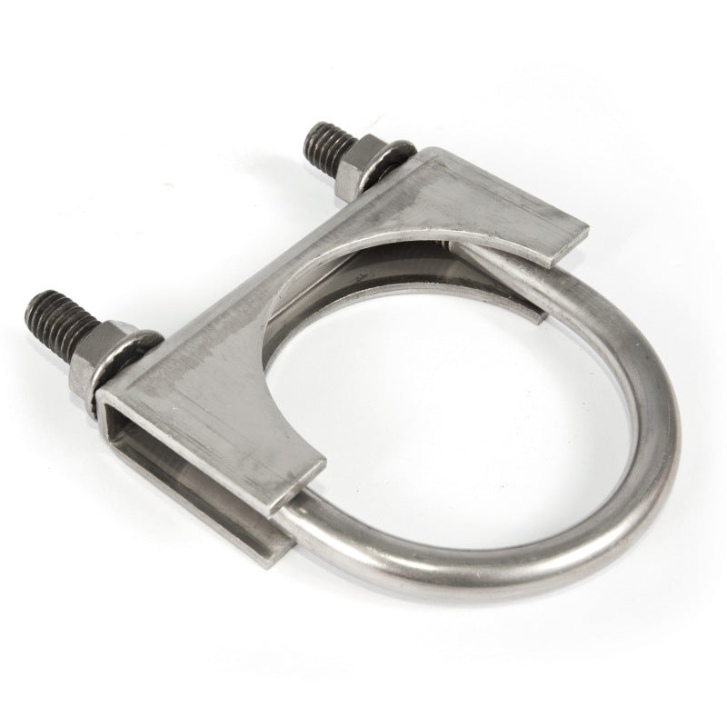 Stainless Works 3 1/2in SS Saddle Clamp Stainless Works Clamps