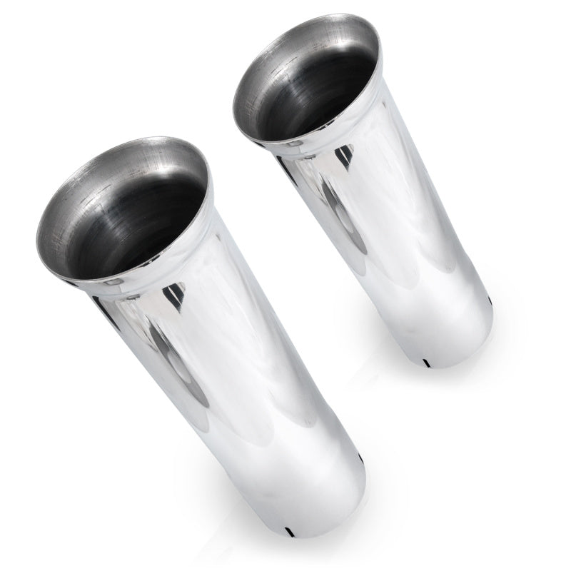 Stainless Works Bell Exhaust Tips- 2 1/2in ID Inlet 2 1/2in Body Stainless Works Tips