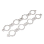 Stainless Works Chevrolet LS1/LS6 Round Port Header 304SS Exhaust Flanges 1-7/8in Primaries Stainless Works Flanges