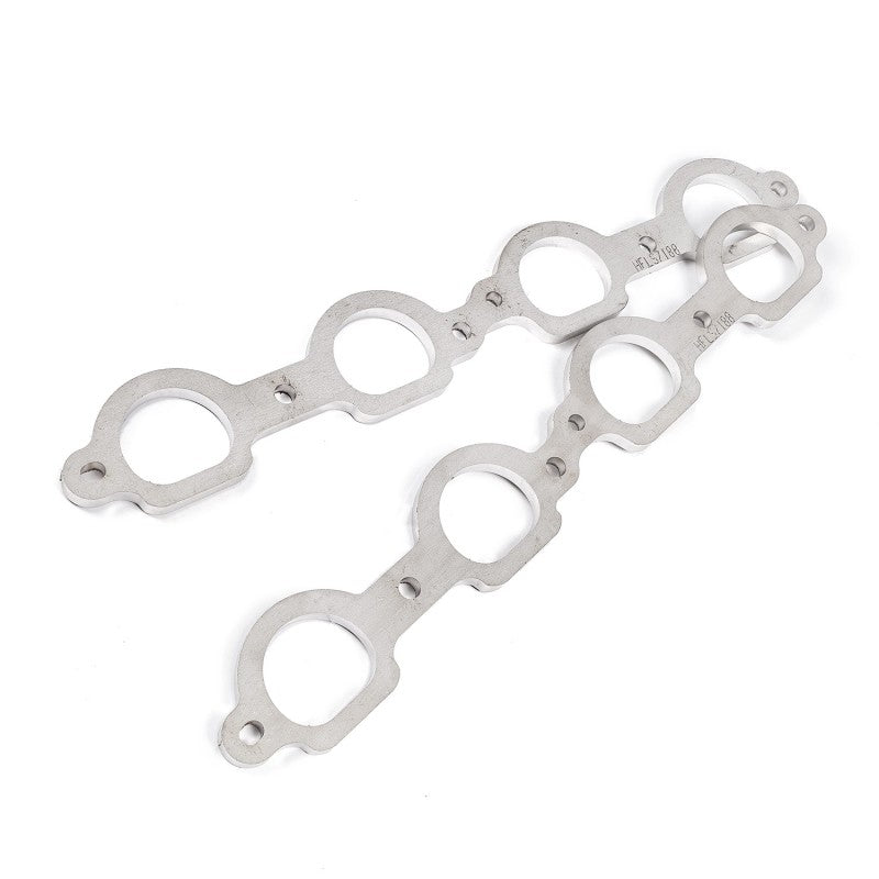 Stainless Works Chevrolet LS7 D-Port Shaped Header 304SS Exhaust Flanges 2in Primaries Stainless Works Flanges