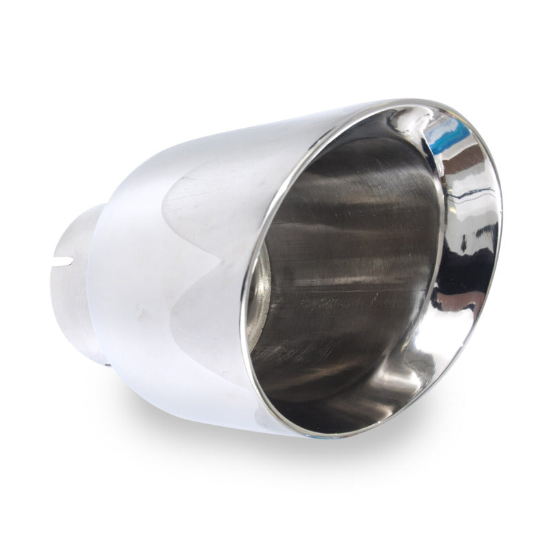 Stainless Works Conical Double Wall Slash Cut Exhaust Tip - 3 1/2in Body 2 1/2 Stainless Works Tips