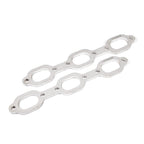 Stainless Works Mopar 3.5L V6 Flat Oval Port Header 304SS Exhaust Flanges 1-5/8in Primaries Stainless Works Flanges