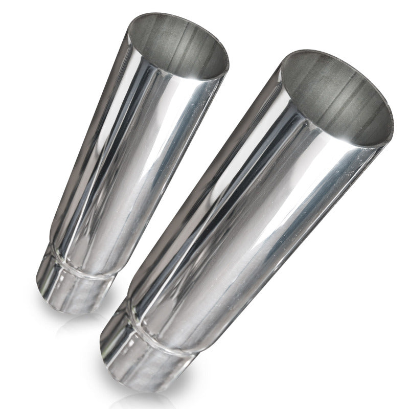 Stainless Works Straight Cut Exhaust Tips-2in ID Inlet 2in body Stainless Works Tips
