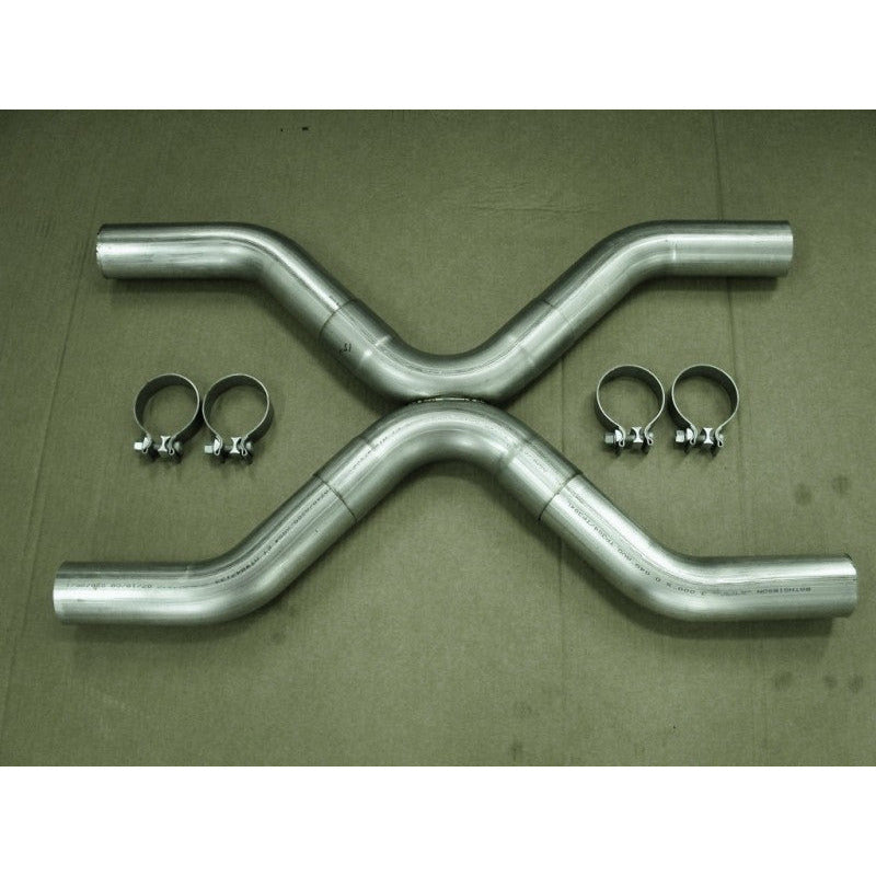 Stainless Works X-Style Crossover 3in Stainless Works Steel Tubing