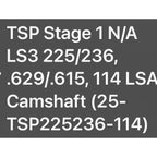 Texas Speed Dual Spring Cam Package for Rectangular Port Heads (LS3/L92/LSA/L76) Texas Speed