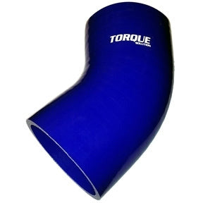 Torque Solution 45 Degree Silicone Elbow: 2 inch Blue Universal Torque Solution Silicone Couplers & Hoses