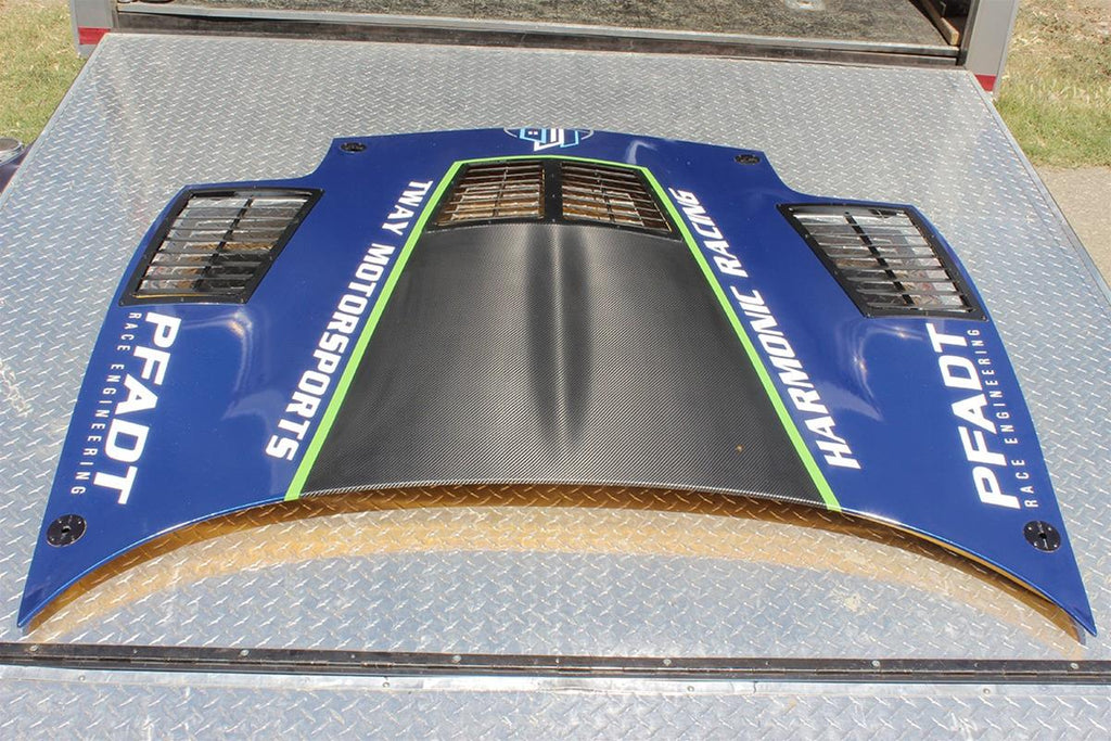 Trackspec Motorsports C5 Corvette C5 T1 Hood Louvers C5T1HL-B