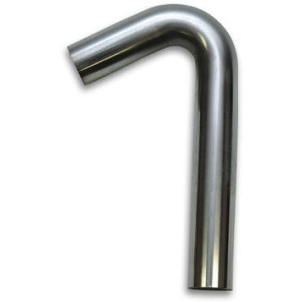 Vibrant 1.5in O.D. T304 SS 120 deg Mandrel Bend 4in x 12in leg lengths (1.5in Centerline Radius) Vibrant Steel Tubing